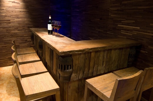 Mini Storage Wine Tasting Area